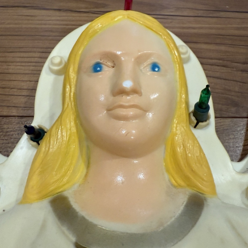 Empire Blow Mold Angel Vintage Lighted Hanging Christmas Nativity Vtg - Picture 2 of 6